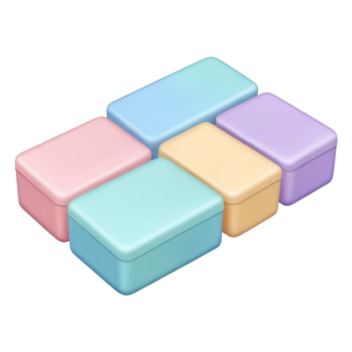 Pastel soap sticker
