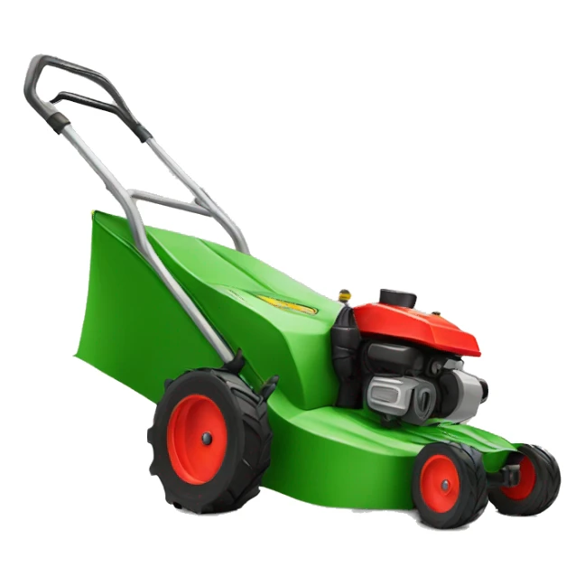 portuguese lawn mower sticker