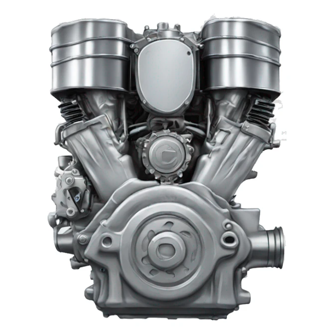 An v12 engine carton sticker