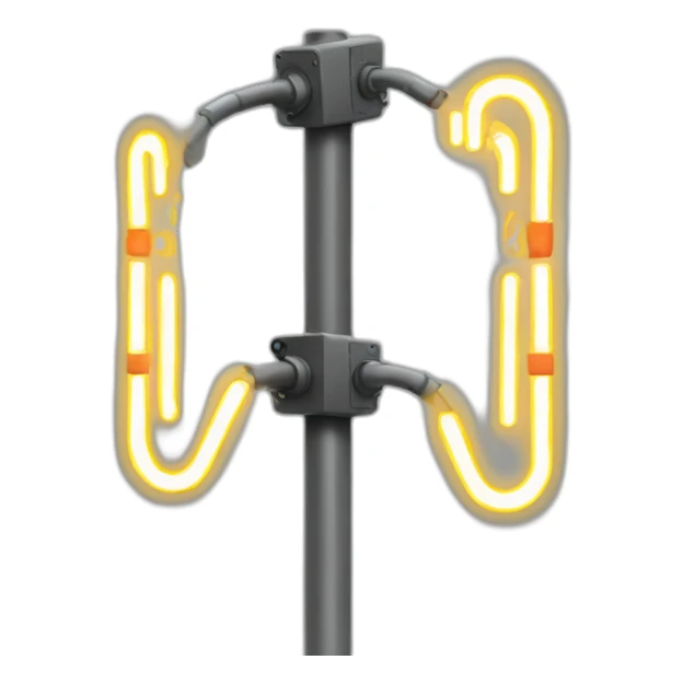 Electric signals sticker