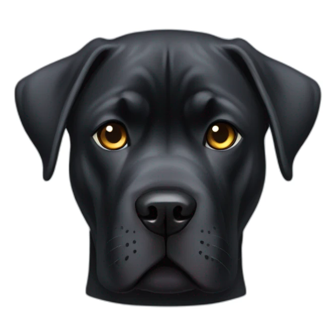 Black Cane Corso sticker