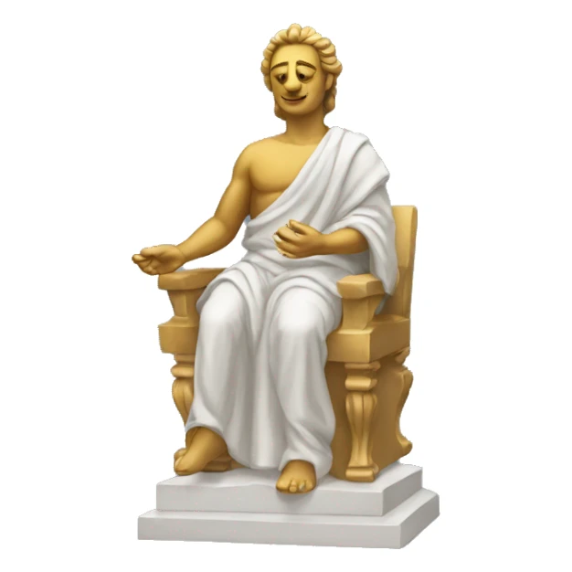 DIOS GRIEGO ESTATUA sticker