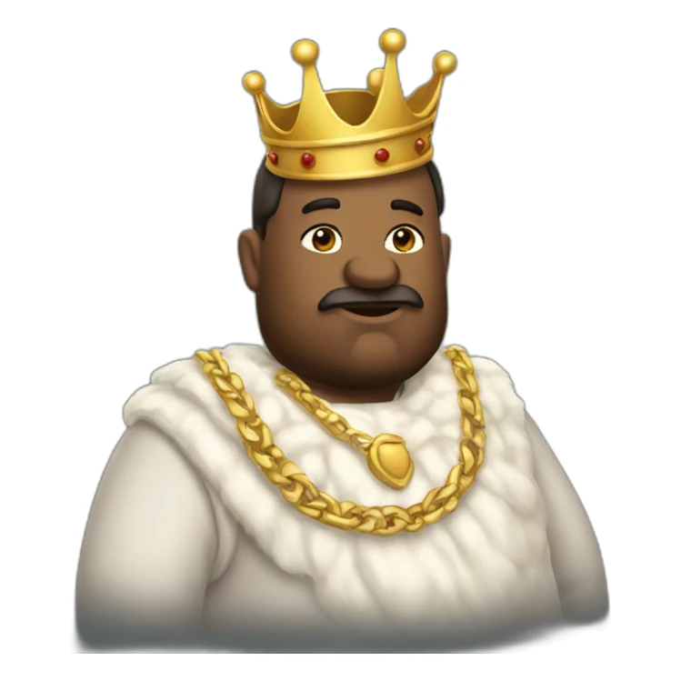 king big belly sticker