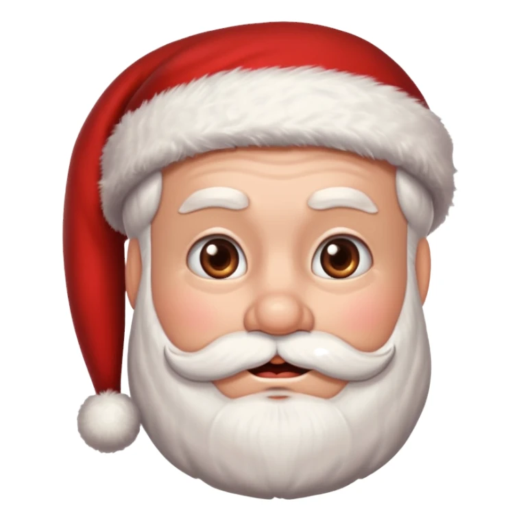 santa without clown sticker