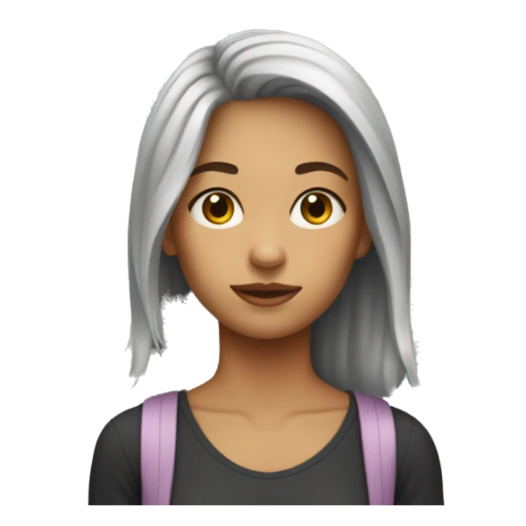 Wierd short girl  sticker