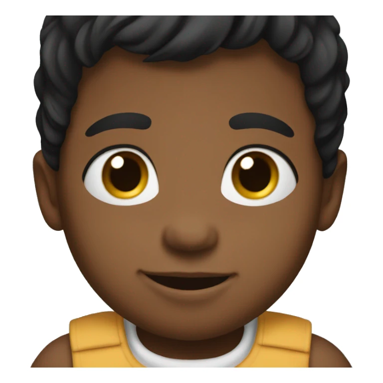 A  black-haired  male  infant. sticker