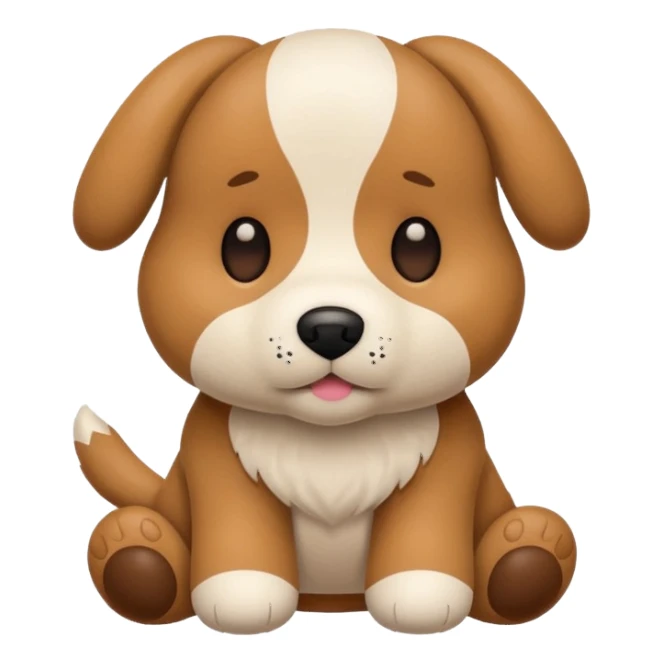 Plush dog toy  sticker