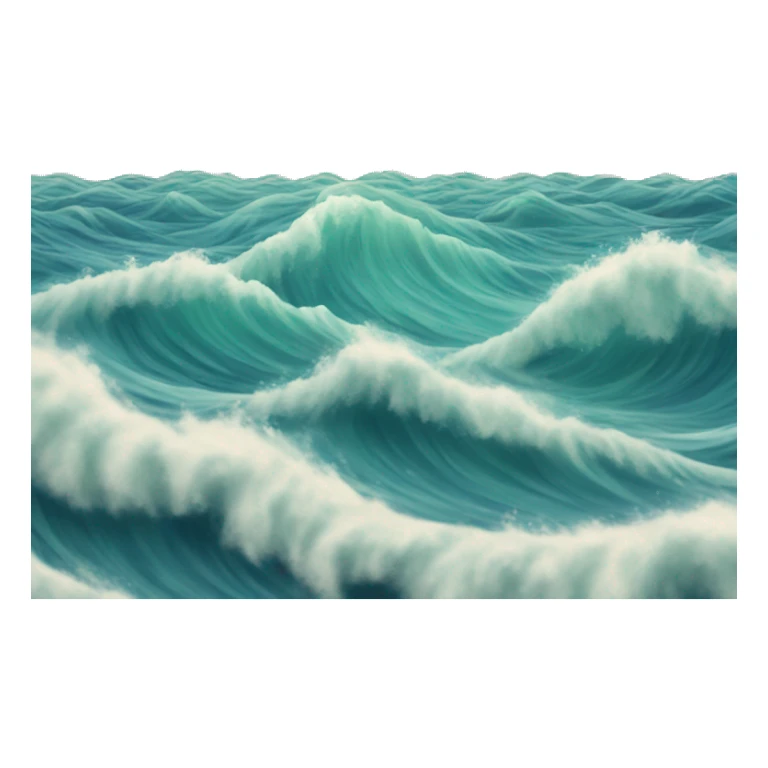 Ocean waves  sticker