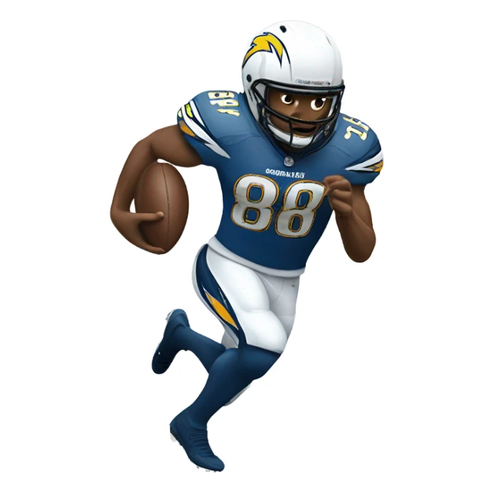 San Diego Chargers Runner sticker