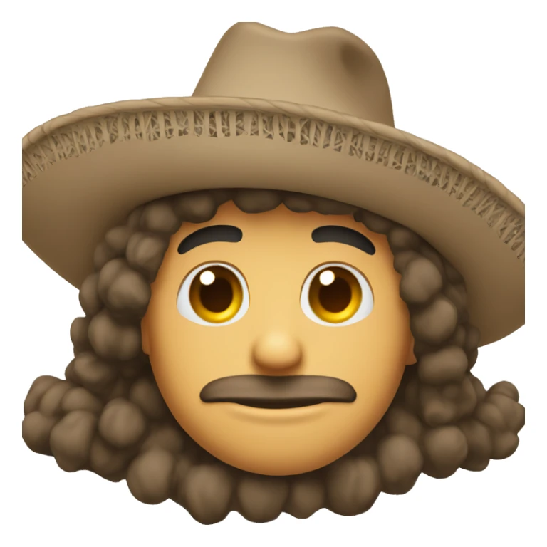 Hombre com sombrero sticker
