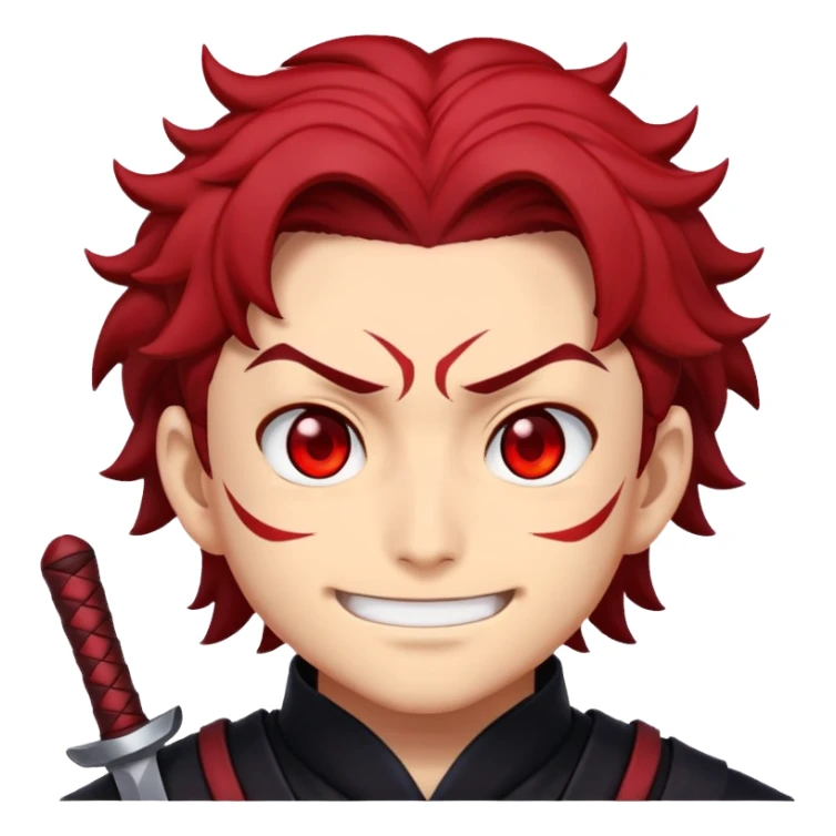 Demon slayer Tanjiro emoji sticker