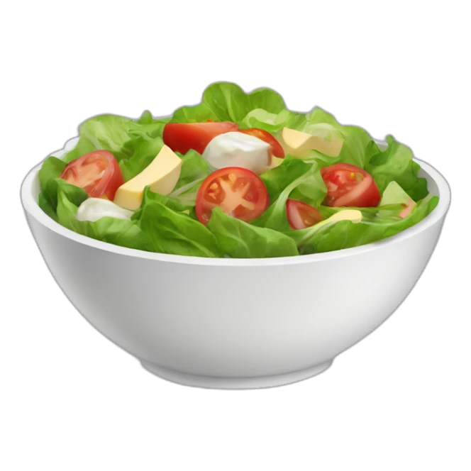 Gourmet salad sticker