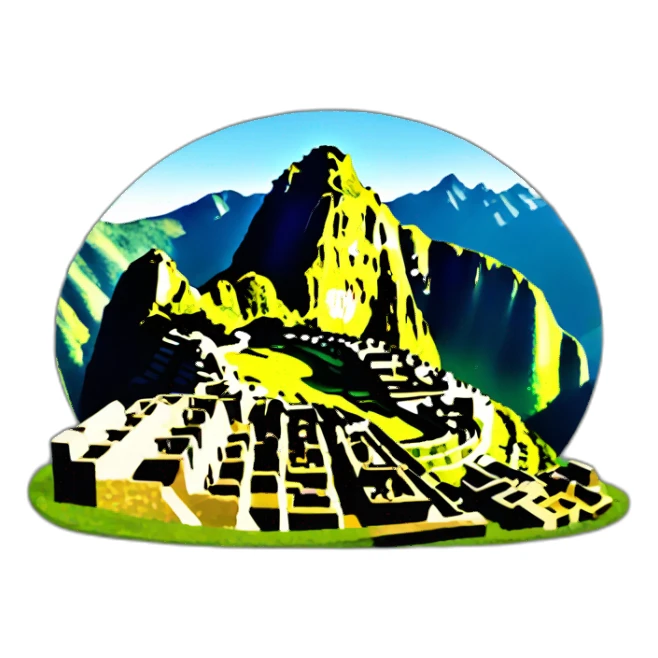 Machu Picchu sticker