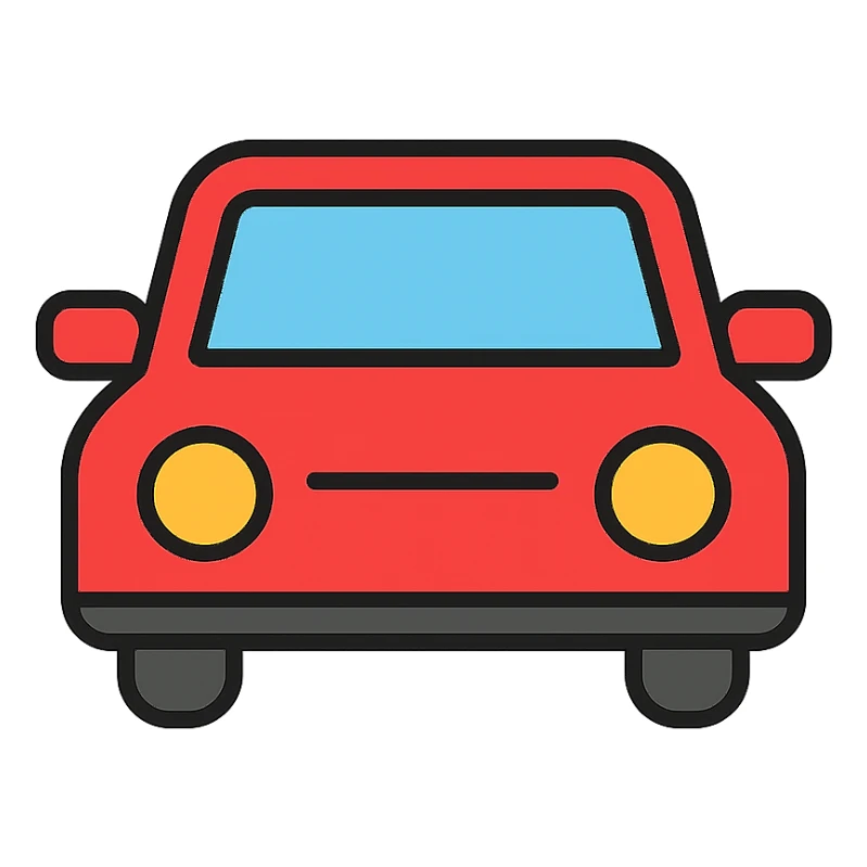 A car emoji sticker