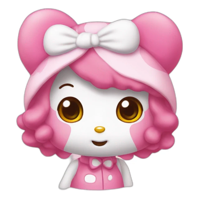 hello-kitty-my-melody sticker