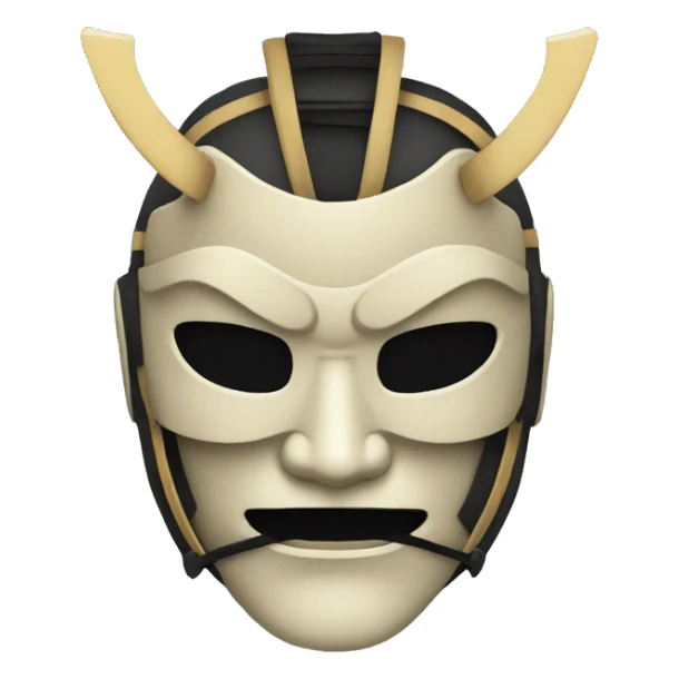 samurai mask sticker