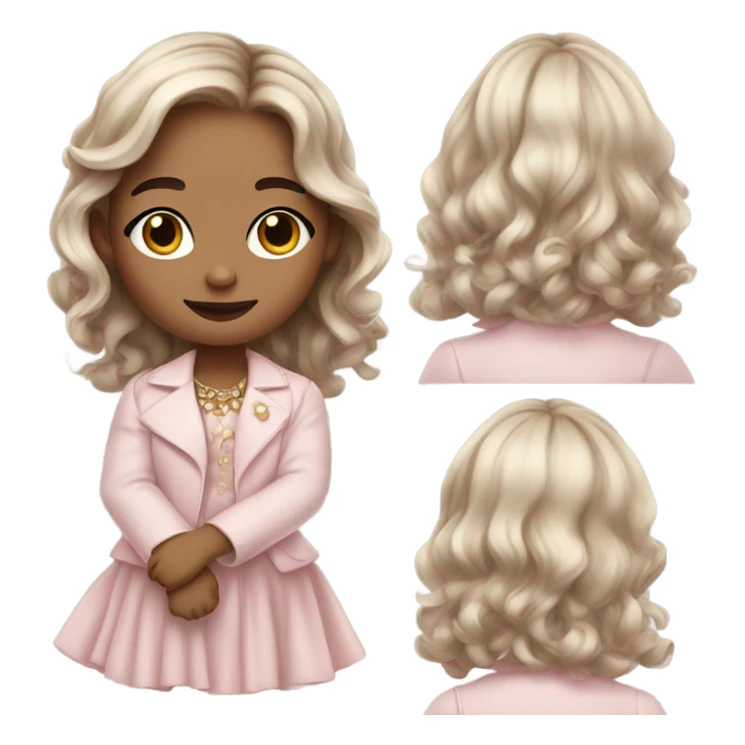 Girl coquette sticker