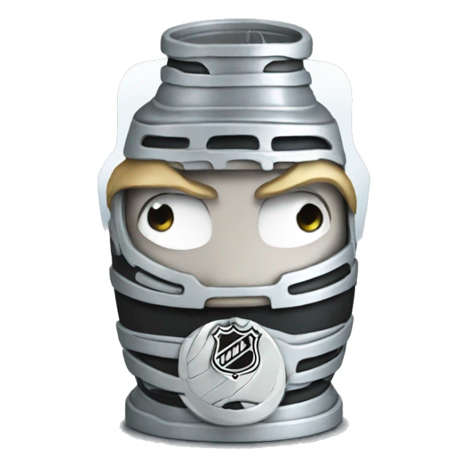 Stanley cup with a cute face sticker