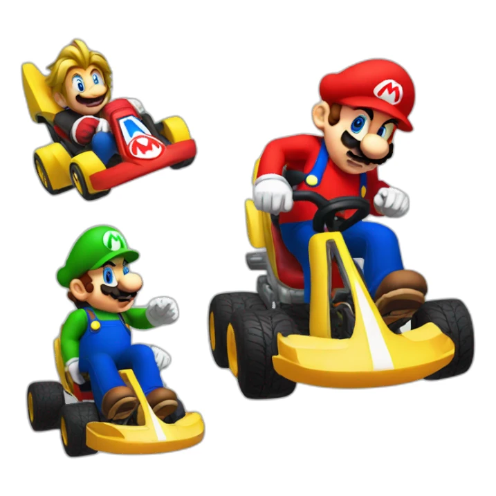mario kart sticker