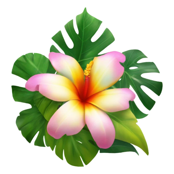 flores tropicales sticker