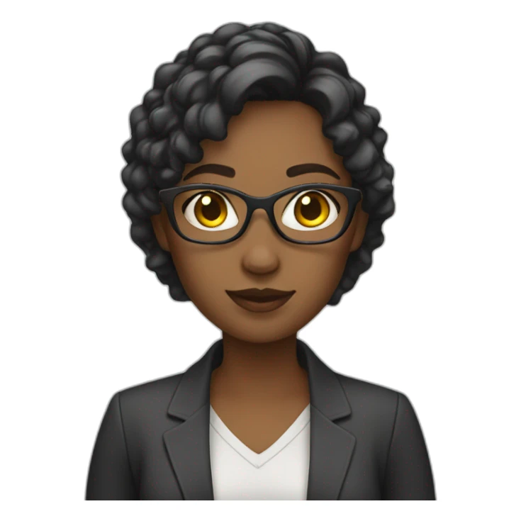 full body girl community manager sticker