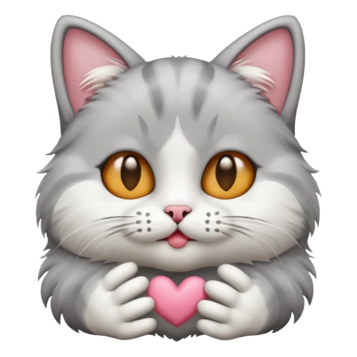 Cat sending kisses sticker