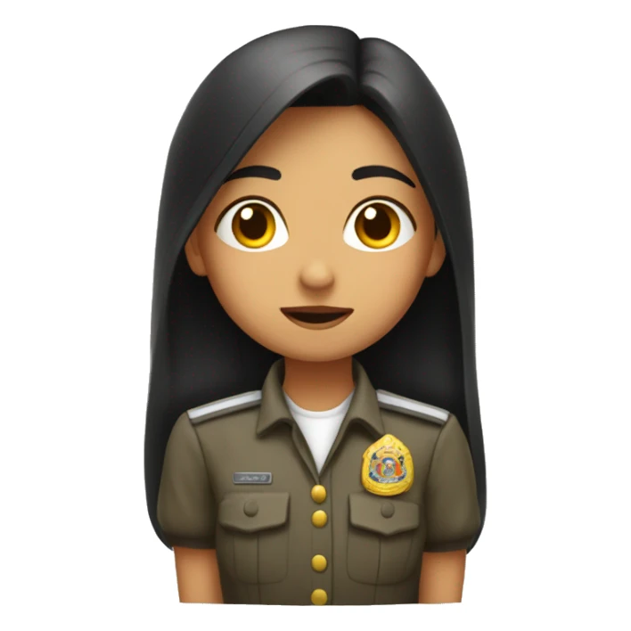 Niña guardando secreto  sticker