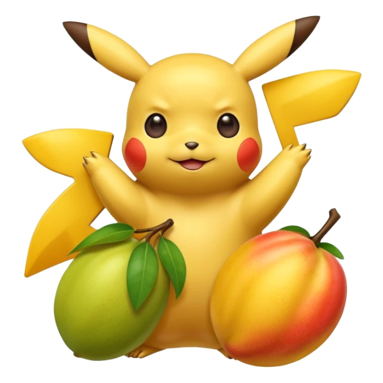 Pikachu holding 2 ba sticker