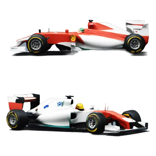 F1 cars sticker