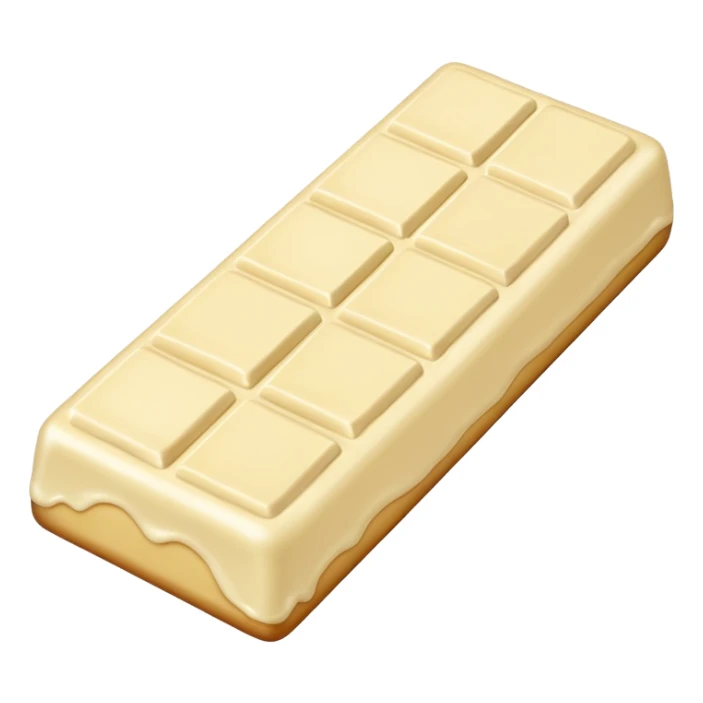 White chocolate sticker