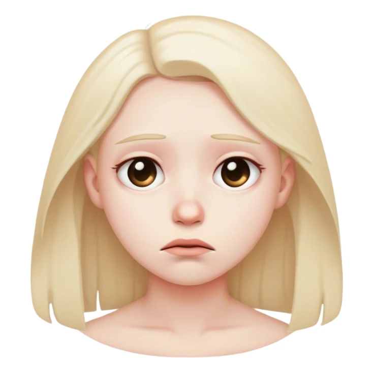Emoji triste sticker