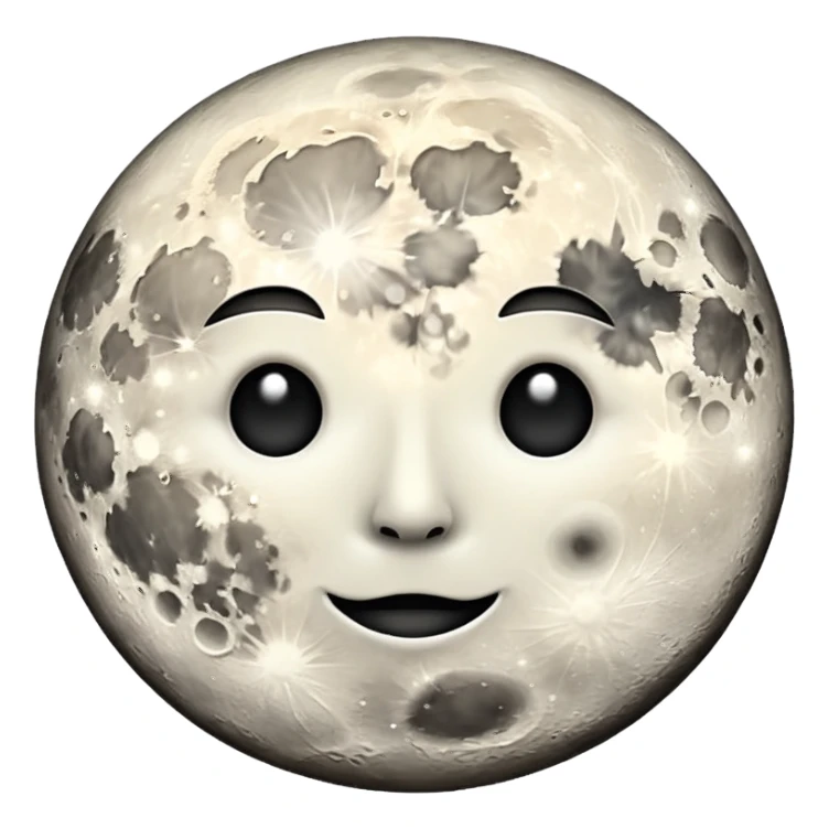 La lune sticker