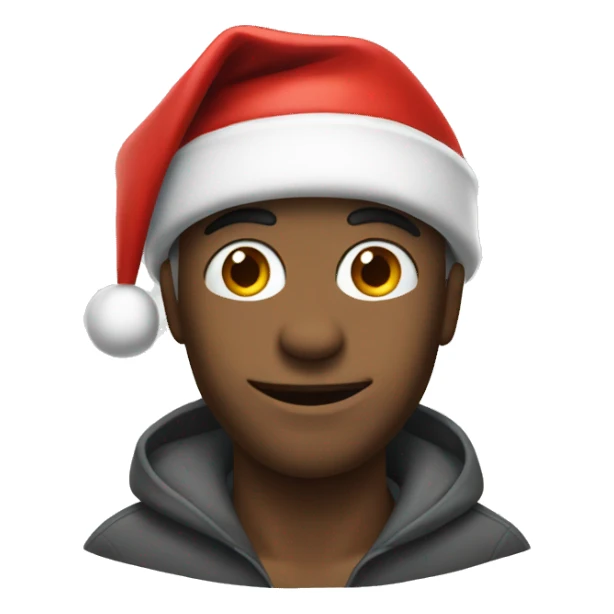 York is in Santa hat sticker