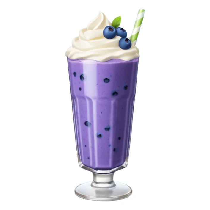 blueberry smoothie show sticker