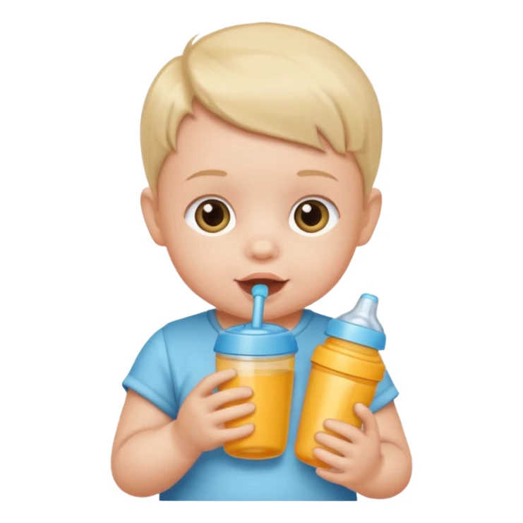 Babie Holding Cup sticker