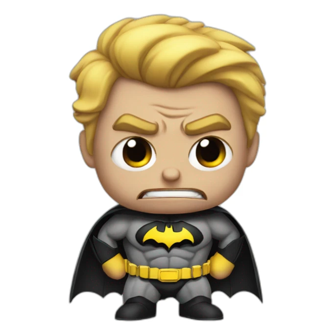 very angry batman sticker
