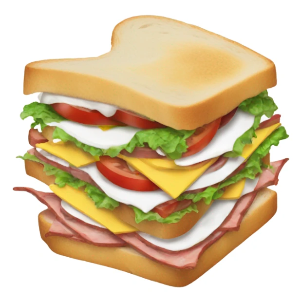 messy sandwich flying to La sticker