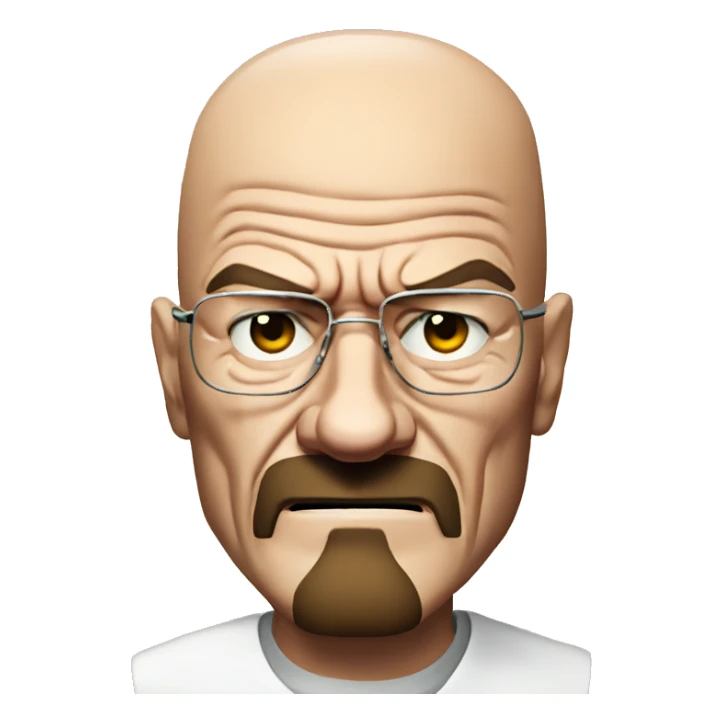 Walter white angry sticker