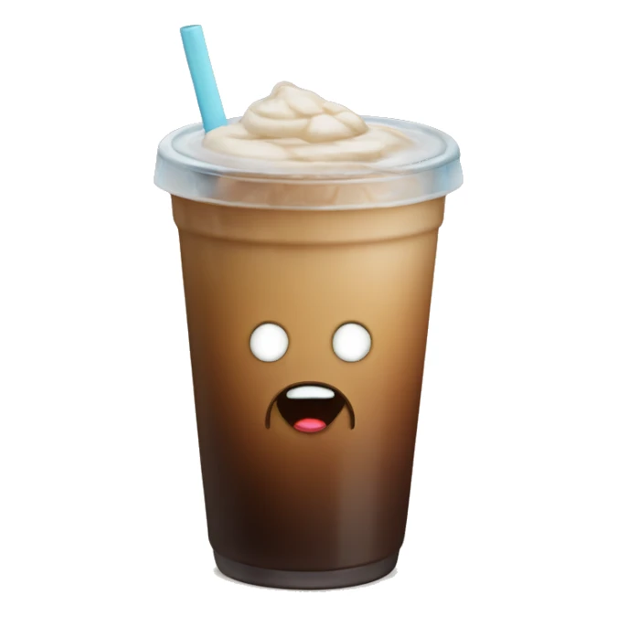 Iced coffee sticker