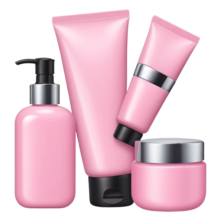 Pink aesthetic skincare sticker