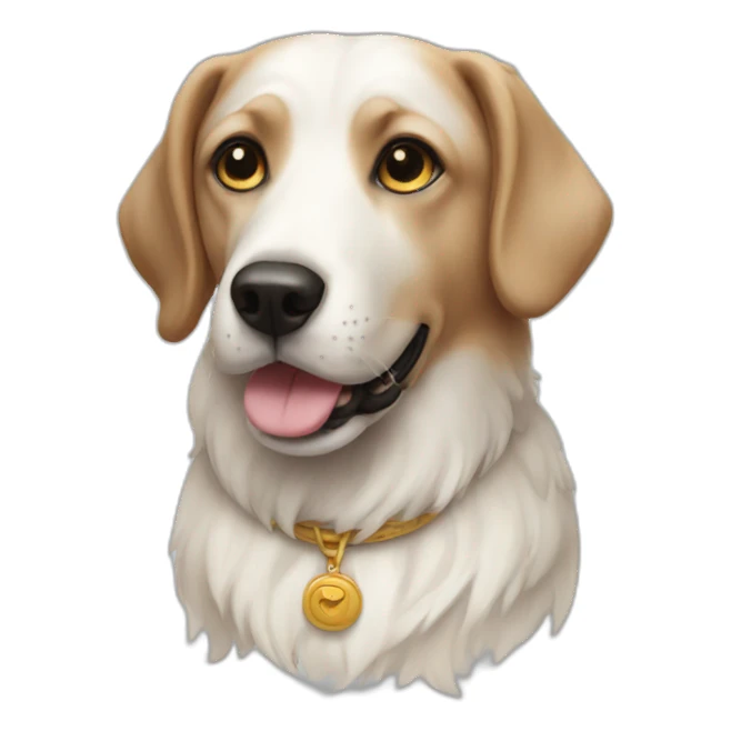 Blessed dog sticker