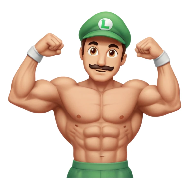 luigi mangione with an 8 pack  sticker