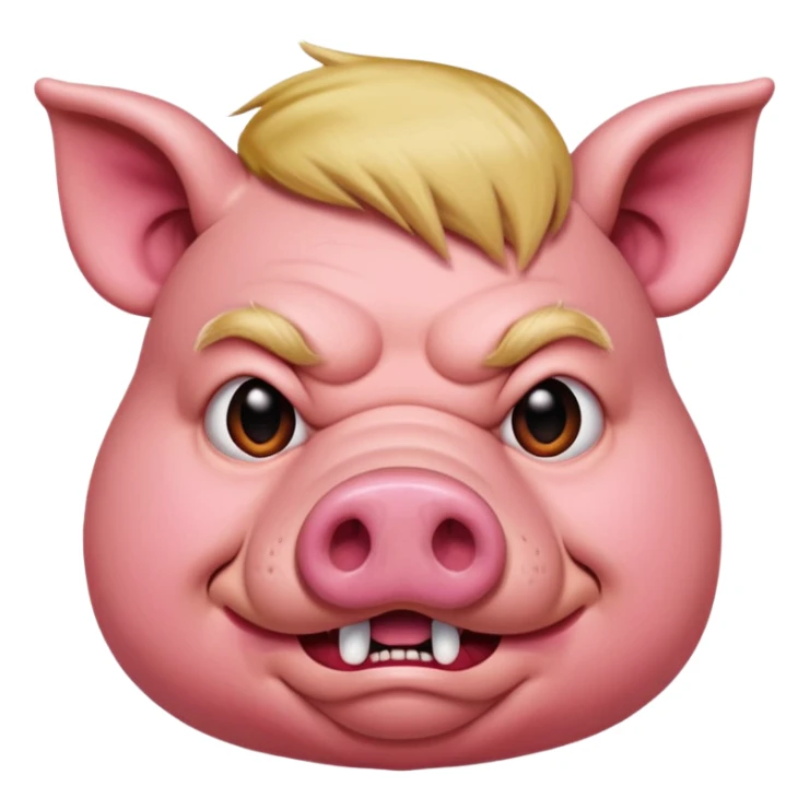 Trump pig real sticker