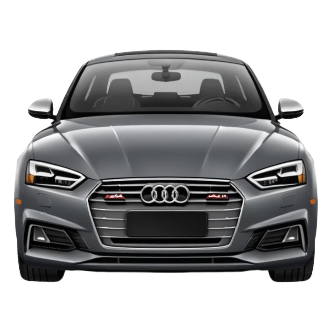 2019 dark grey Audi a5 coupe  sticker