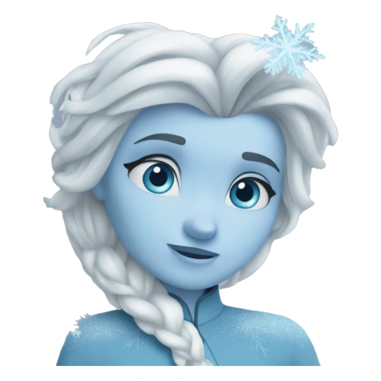 frozen heart sticker