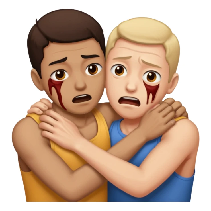 strangling someone  sticker