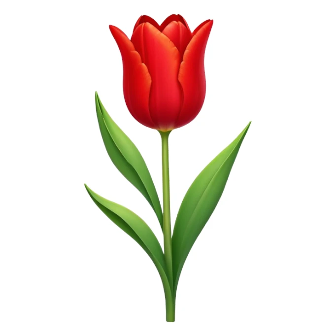 Red tulip sticker