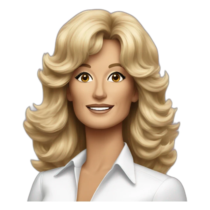 Farrah Fawcett sticker