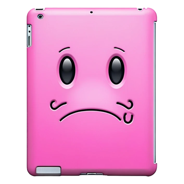 Pink junk case iPad  sticker