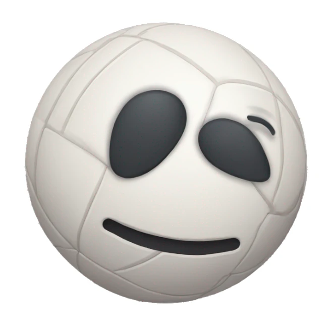 Tired volly ball sticker